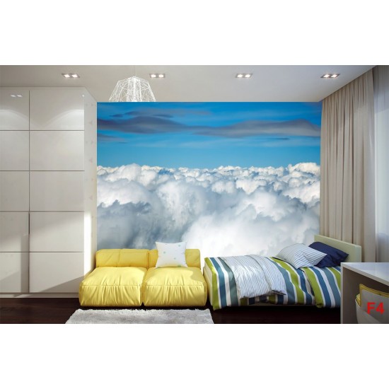 Wallpapers mural blue sky with beautiful clouds Wallpapers mural blue sky with beautiful clouds