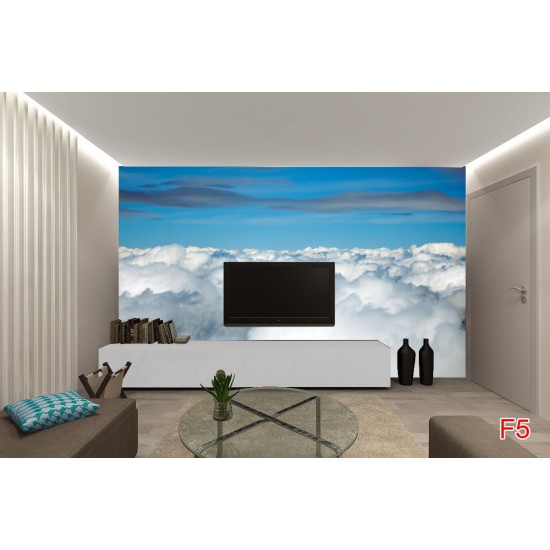 Wallpapers mural blue sky with beautiful clouds Wallpapers mural blue sky with beautiful clouds