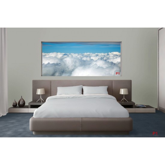 Wallpapers mural blue sky with beautiful clouds Wallpapers mural blue sky with beautiful clouds