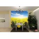 Wall mural field with sunflowers
