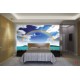 Wallpapers mural beautiful sky and rainbow over an island