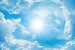 Wallpapers mural blue sky with clouds 2