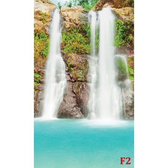 Photo murals beautiful forest waterfall Photo murals beautiful forest waterfall