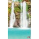 Photo murals beautiful forest waterfall Photo murals beautiful forest waterfall