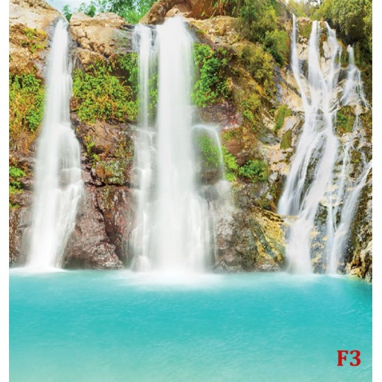 Photo murals beautiful forest waterfall Photo murals beautiful forest waterfall