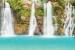 Photo murals beautiful forest waterfall 