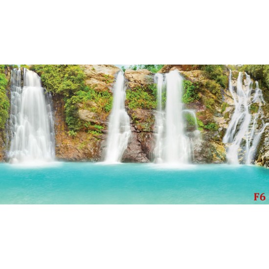 Photo murals beautiful forest waterfall Photo murals beautiful forest waterfall