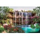 Wall mural wonderful waterfall water wall garden Wall mural wonderful waterfall water wall garden