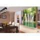 Photo murals Forest waterfall curtain 2