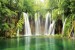 Photo murals Forest waterfall curtain 2