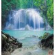 Photo murals big forest waterfall water curtain