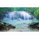 Photo murals big forest waterfall water curtain