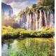 Wallpapers beautiful waterfall with a lake and path Wallpapers beautiful waterfall with a lake and path