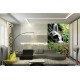 Wallpapers mural waterfall garden with beautiful flowers 2 Wallpapers mural waterfall garden with beautiful flowers 2