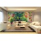 Photo mural fabulously beautiful garden waterfall Photo mural fabulously beautiful garden waterfall