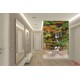 Wallpapers mural beautiful small waterfall with trees Wallpapers mural beautiful small waterfall with trees