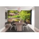 Wallpapers mural beautiful garden pond Wallpapers mural beautiful garden pond