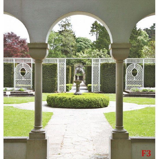 Wallpapers beautiful garden with columns Wallpapers beautiful garden with columns