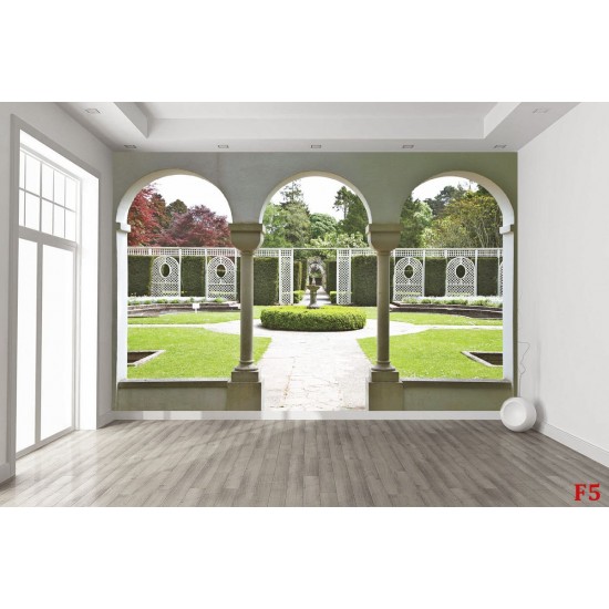 Wallpapers beautiful garden with columns Wallpapers beautiful garden with columns