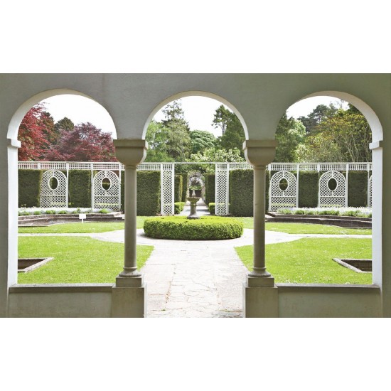 Wallpapers beautiful garden with columns Wallpapers beautiful garden with columns