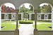 Wallpapers beautiful garden with columns