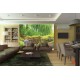 Wallpapers mural bridge in a park-garden Wallpapers mural bridge in a park-garden