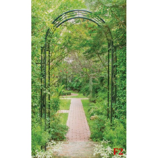 Wall mural green garden arch 3