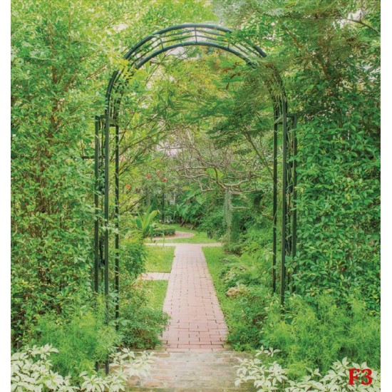 Wall mural green garden arch 3