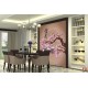 Wallpapers mural Chinese pattern with pink branch Wallpapers mural Chinese pattern with pink branch