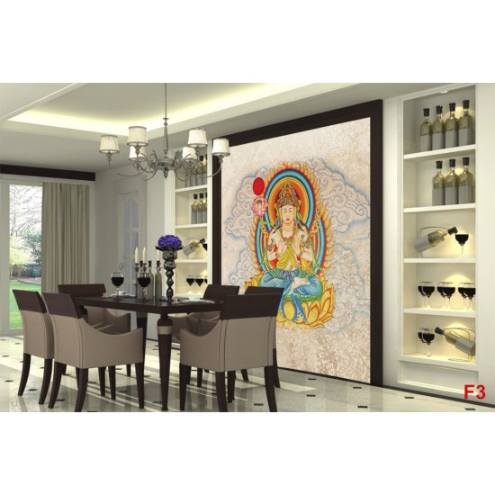 Wall murals Buddha statue