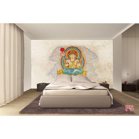 Wall murals Buddha statue