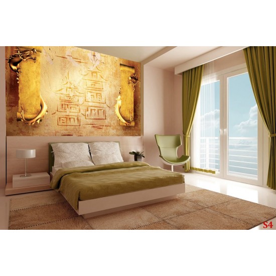 Wallpapers wall with hieroglyphics and dragons Wallpapers wall with hieroglyphics and dragons