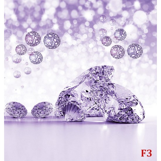 Wallpapers mural composition with diamonds in 3 colors Wallpapers mural composition with diamonds in 3 colors