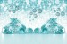 Wallpapers mural composition with diamonds in 3 colors
