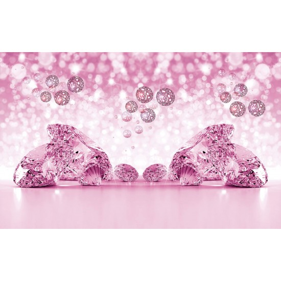Wallpapers mural composition with diamonds in 3 colors Wallpapers mural composition with diamonds in 3 colors