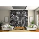 Wall murals concrete letters art wall gray black Wall murals concrete letters art wall gray black