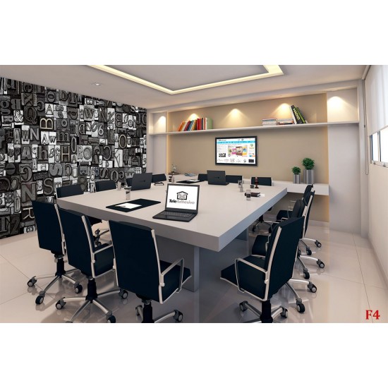 Wall murals concrete letters art wall gray black Wall murals concrete letters art wall gray black