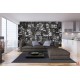 Wall murals concrete letters art wall gray black Wall murals concrete letters art wall gray black
