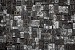 Wall murals concrete letters art wall gray black