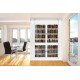 Wallpapers mural Wall white library of books Wallpapers mural Wall white library of books