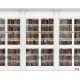 Wallpapers mural Wall white library of books Wallpapers mural Wall white library of books