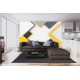 Wall murals geometric design wall in green and yellow Wall murals geometric design wall in green and yellow