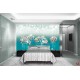 Wall murals lights and diamonds pink and turquoise Wall murals lights and diamonds pink and turquoise
