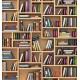 Wall murals wall modern library