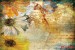 Wallpapers mural panel painted daisy