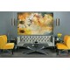Wallpapers mural panel painted daisy Wallpapers mural panel painted daisy