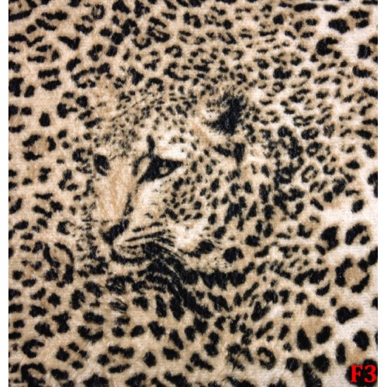 Wallpapers mural leopard texture in beige-brown
