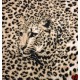 Wallpapers mural leopard texture in beige-brown