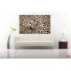 Wallpapers mural leopard texture in beige-brown