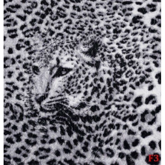 Wallpapers mural leopard texture in purple and black
